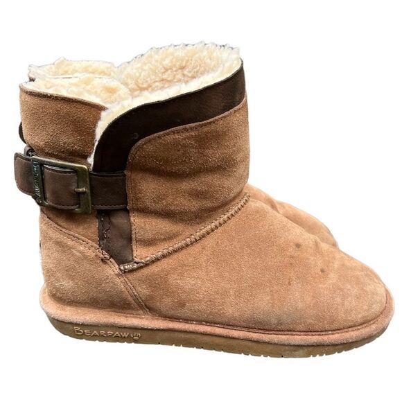 BEARPAW wool lined boots Tan suede Size
8 women's - Picture 10 of 16